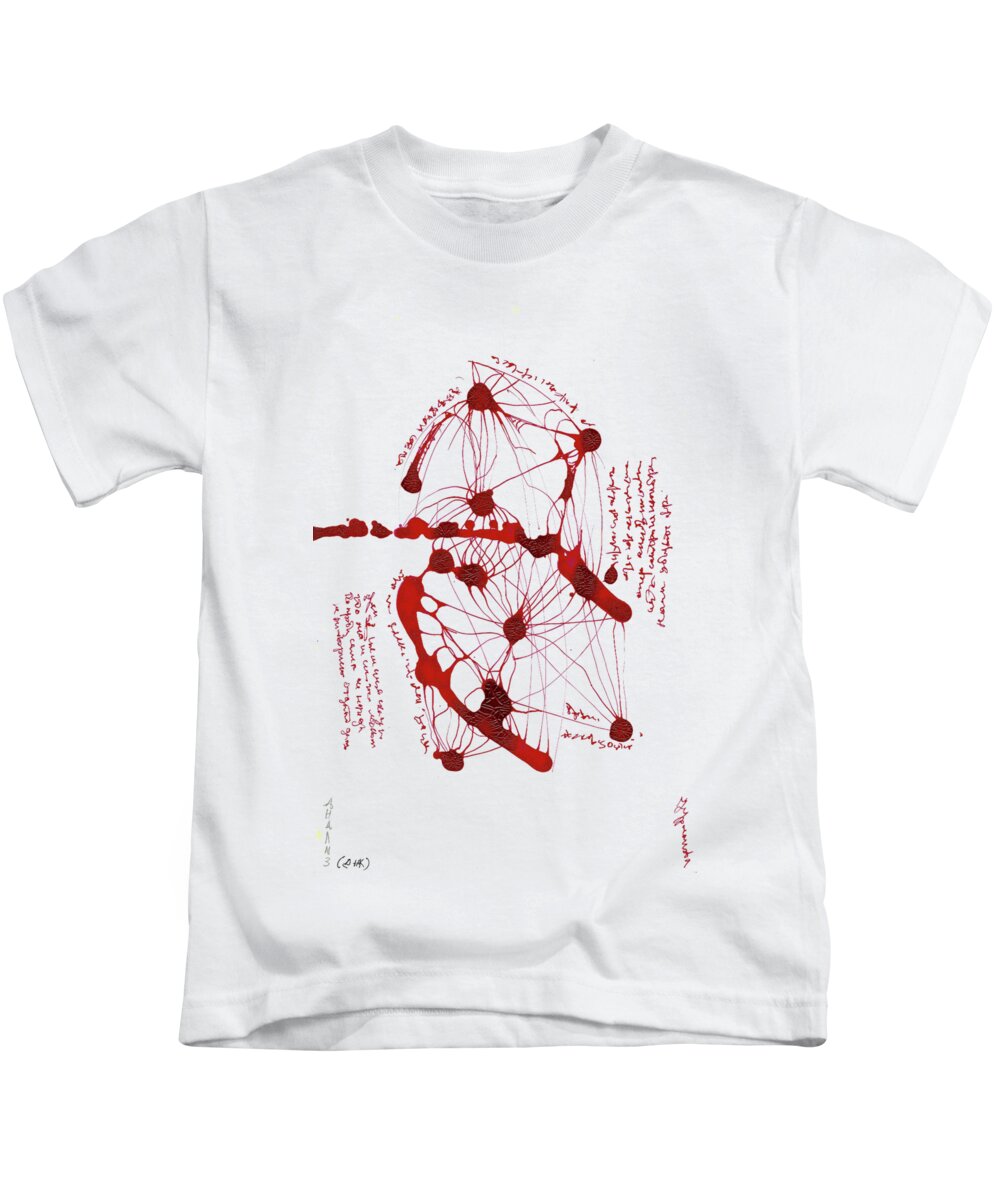 Drawing Kids T-Shirt featuring the drawing DNA by Karla Nur