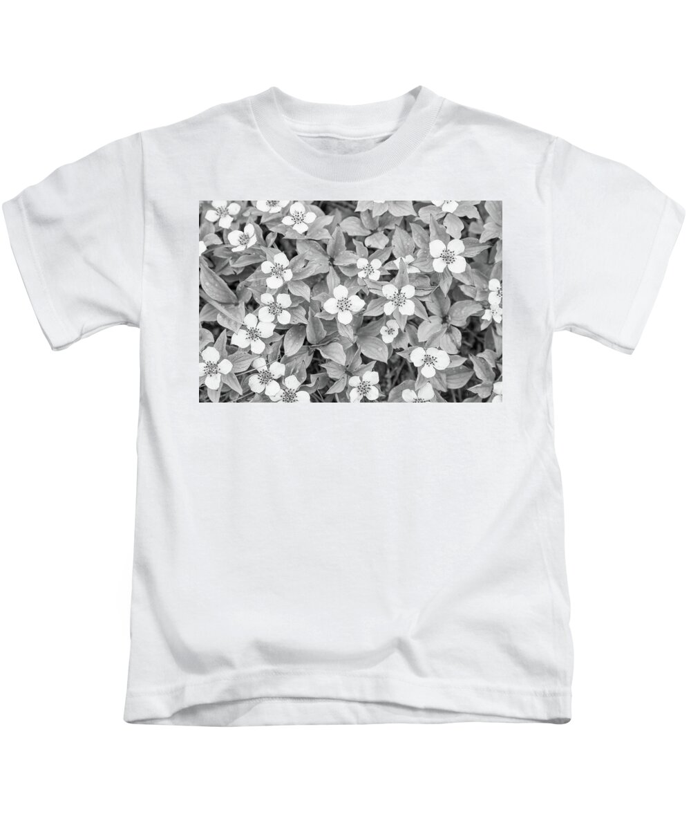 Dogwood Kids T-Shirt featuring the photograph Dogwood in the Rain by Tim Newton