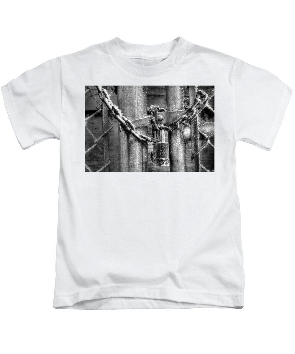 Fence Kids T-Shirt featuring the photograph Don't Fence Me Out by Mike Eingle