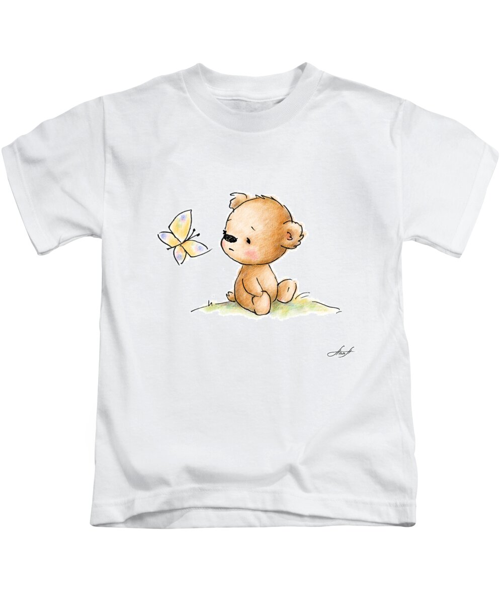Original Design Oversize Cartoon Bear T-shirt - Kawaii Fashion Shop