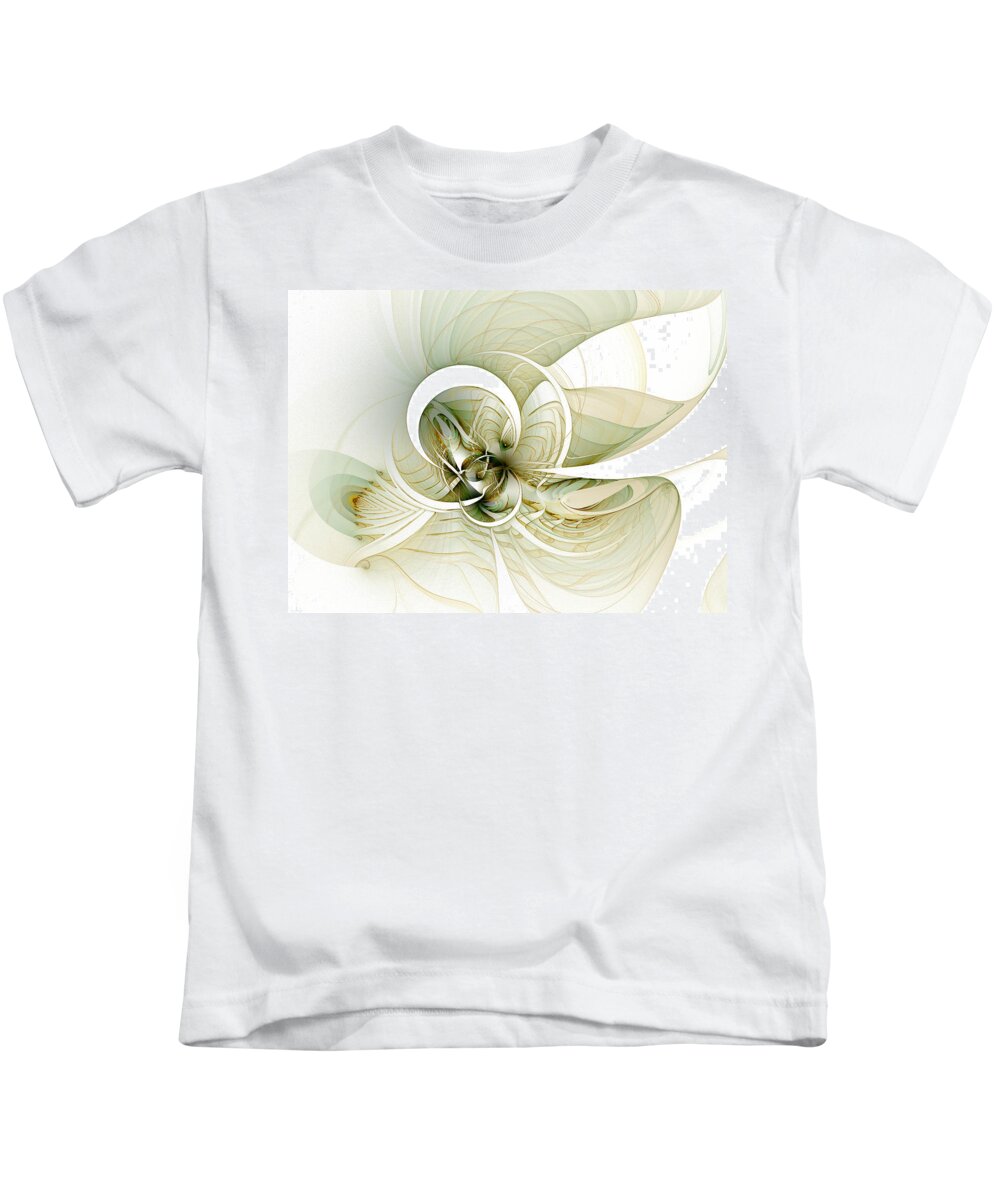Digital Art Kids T-Shirt featuring the digital art Feather Your Nest by Amanda Moore