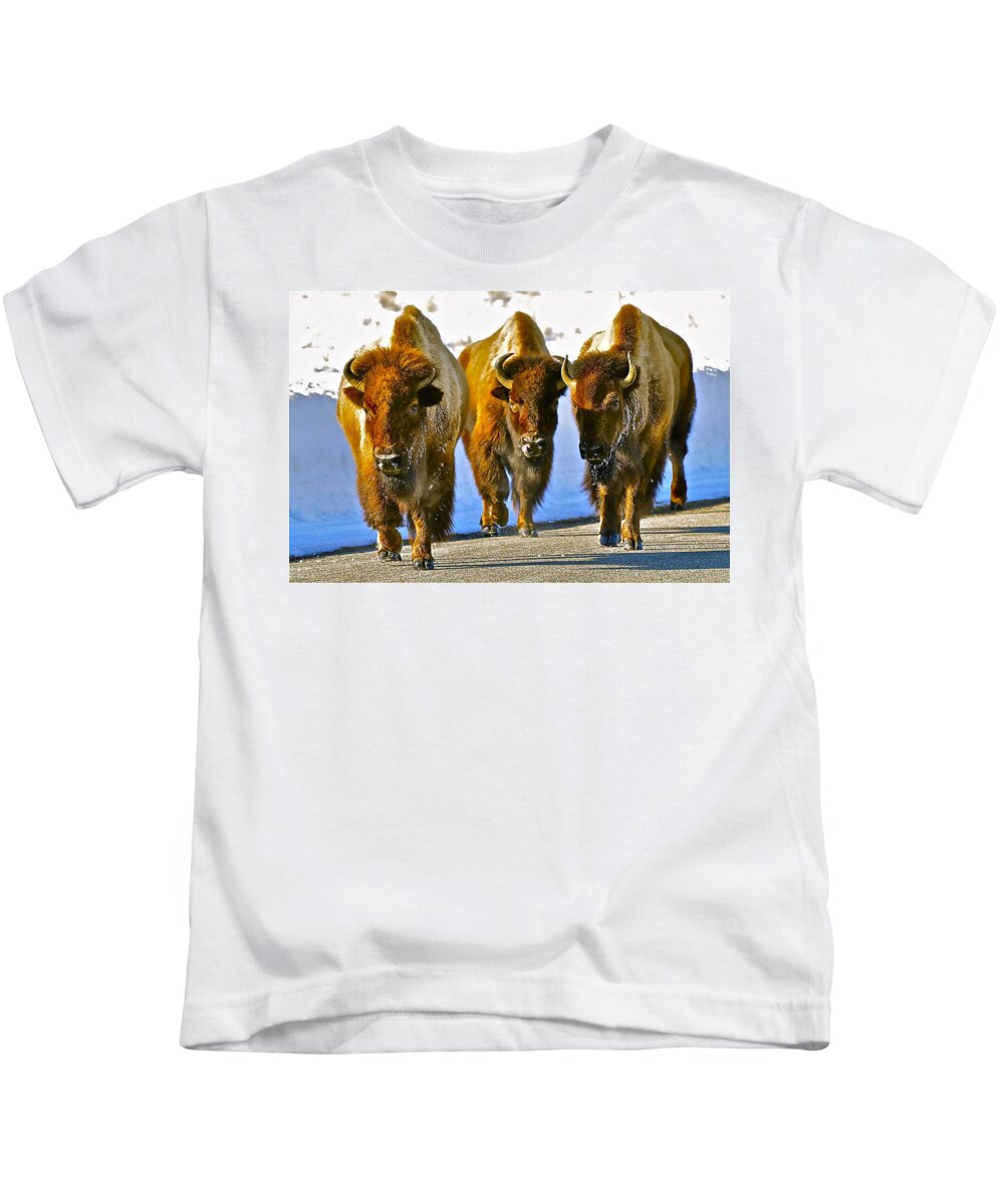 Grand Teton National Park Kids T-Shirt featuring the photograph Feet Don't Fail Me Now #2 by Don Mercer