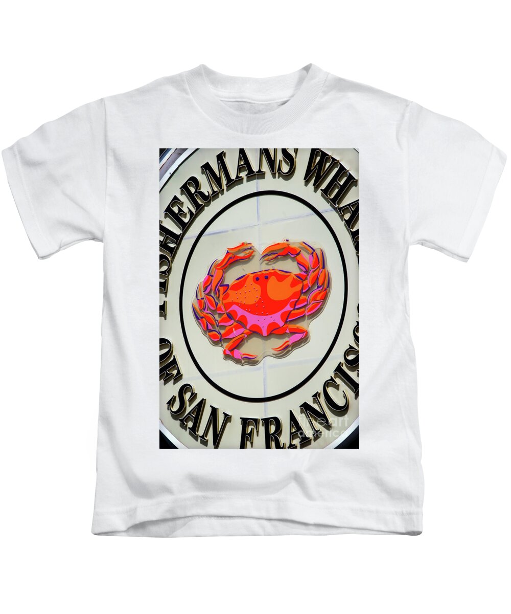 Sfo Kids T-Shirt featuring the photograph Fisherman's Wharf by Doug Sturgess