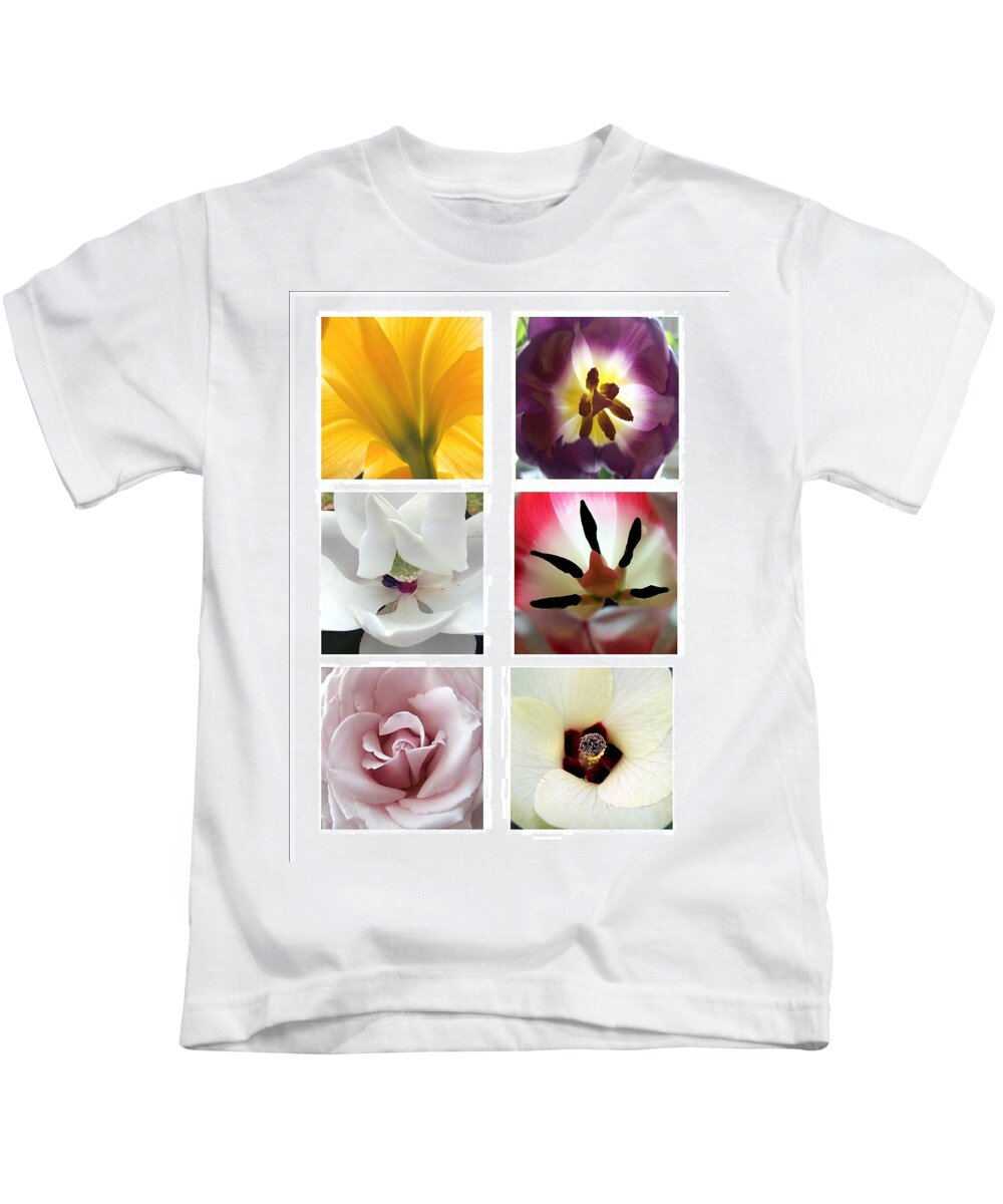 Flowers Kids T-Shirt featuring the photograph Flowers in the Yard by Robert Meanor