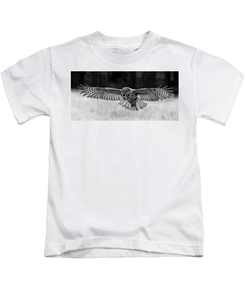 Flying Low Kids T-Shirt featuring the photograph Flying Low by Wes and Dotty Weber