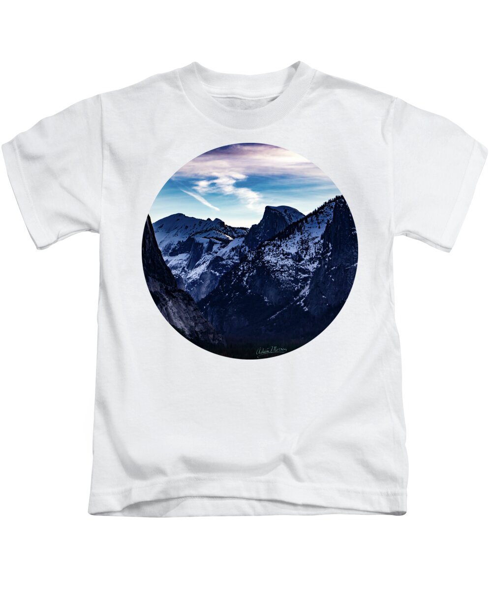 Landscape Kids T-Shirt featuring the photograph Frozen by Adam Morsa