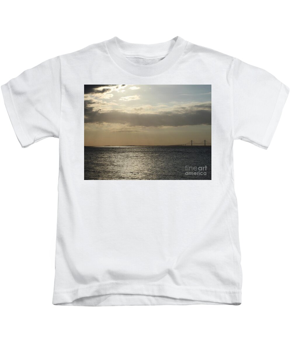 Sunset Kids T-Shirt featuring the photograph Glorious by Jan Gelders