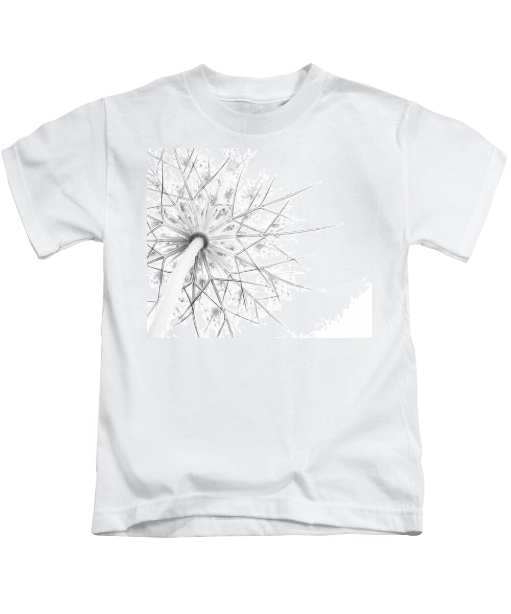 Queen Anne's Lace Kids T-Shirt featuring the photograph Summer Snow by Holly Ross