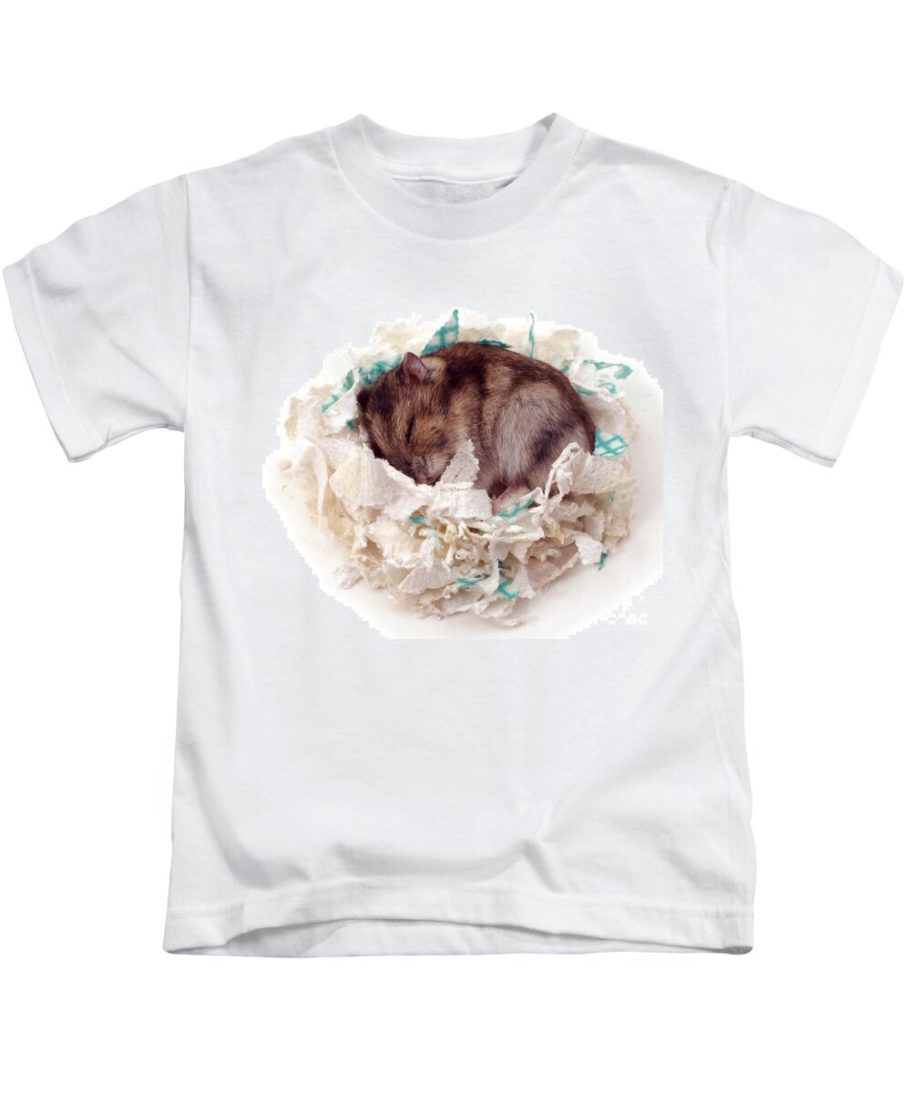 Animal Kids T-Shirt featuring the photograph Hamster by Jane Burton