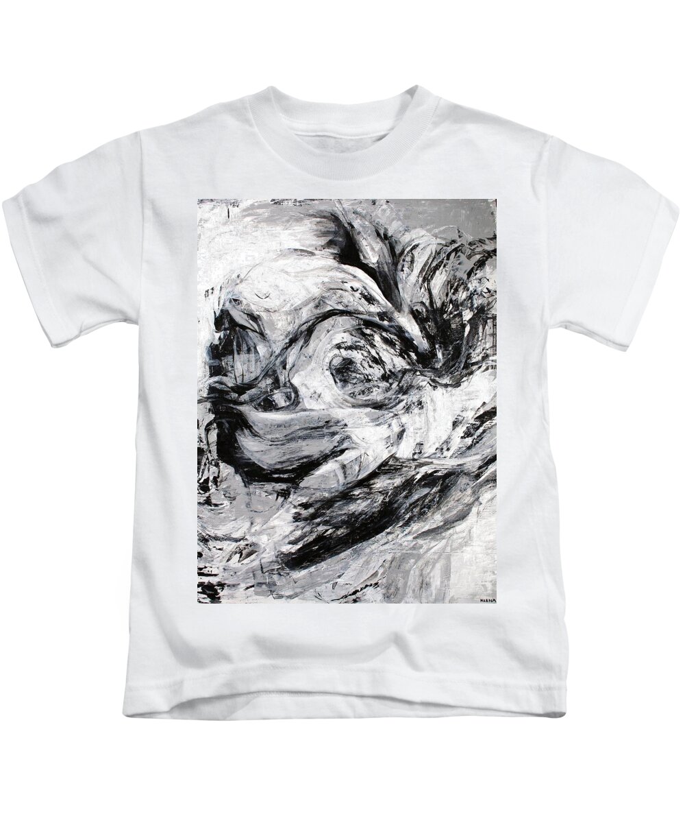 Hearing Kids T-Shirt featuring the painting Hearing the Truth by Jeff Klena