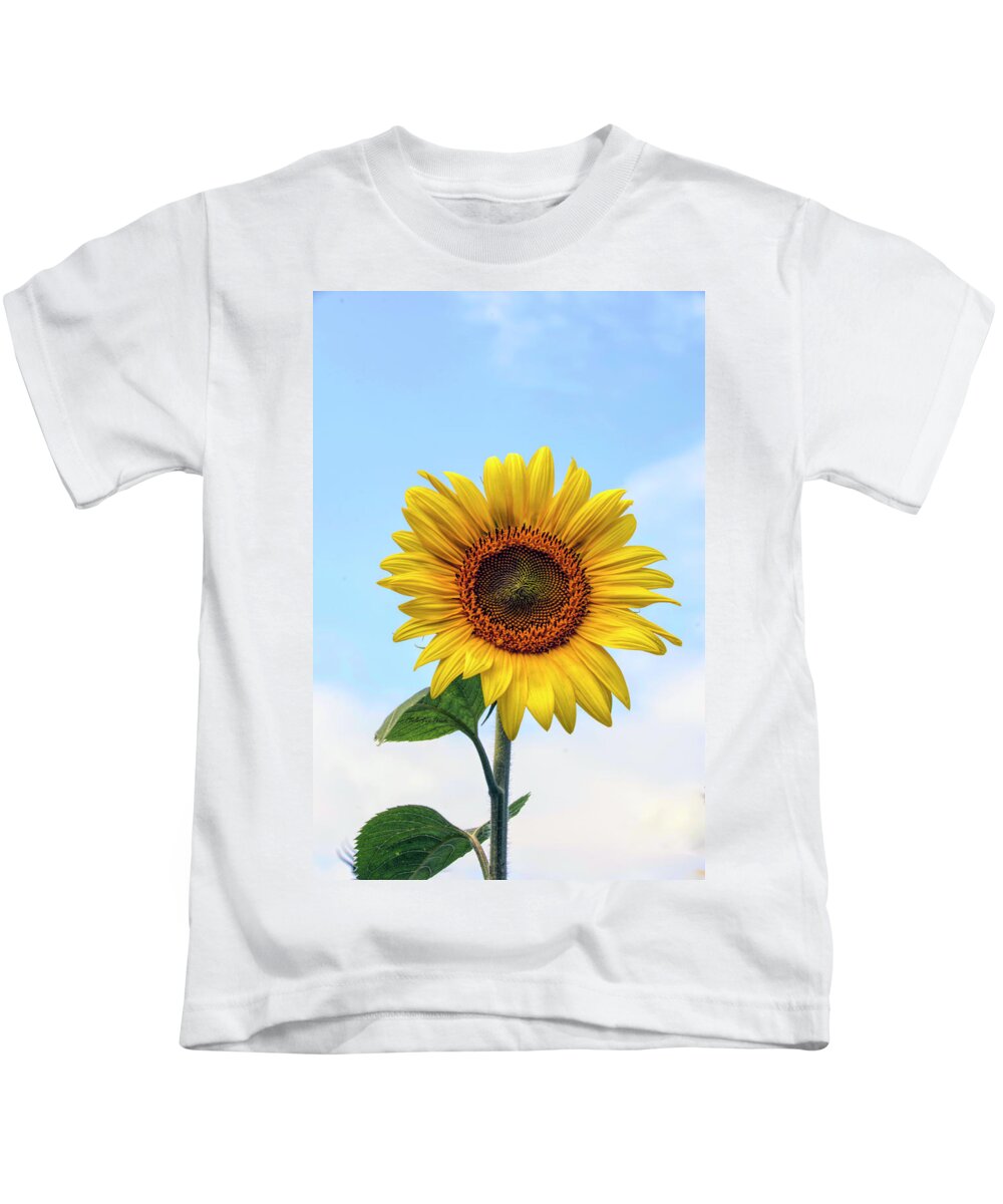  Kids T-Shirt featuring the photograph Here comes the Sun by ChelleAnne Paradis