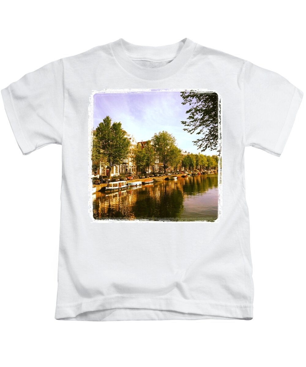 Amsterdam Kids T-Shirt featuring the photograph It's Oh So Quiet by Chantal Mantovani