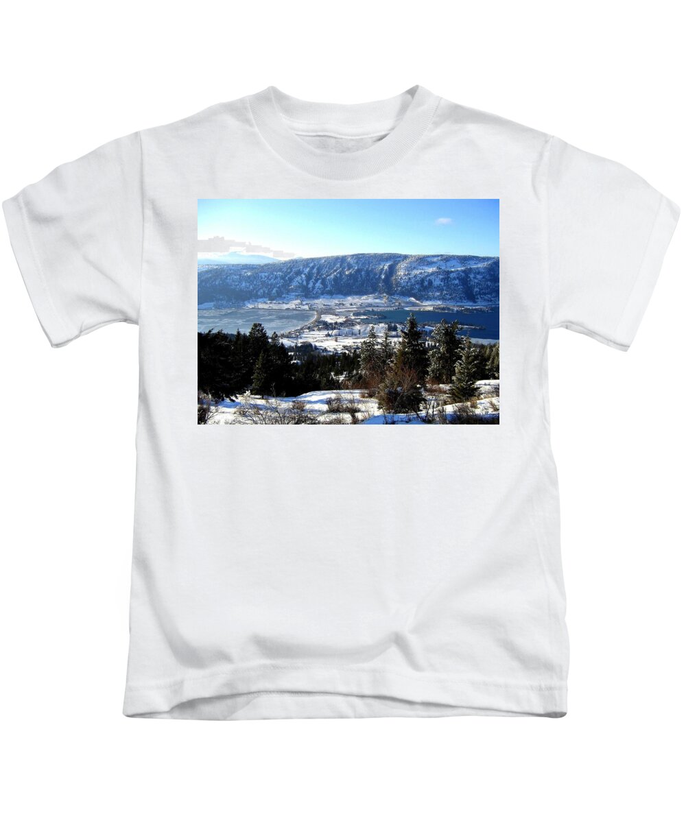 Oyama Kids T-Shirt featuring the photograph Jewel Of The Okanagan by Will Borden