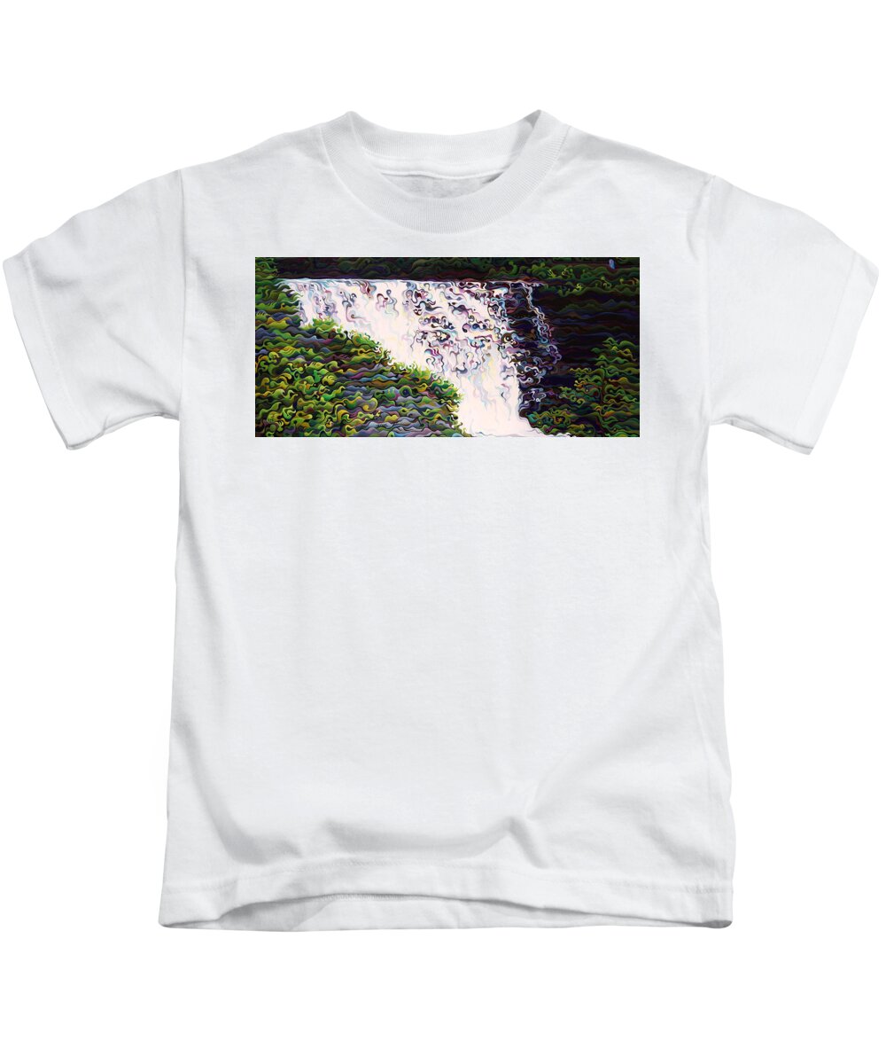 Kakabeca Kids T-Shirt featuring the painting Kakabeca's Concertillion by Amy Ferrari