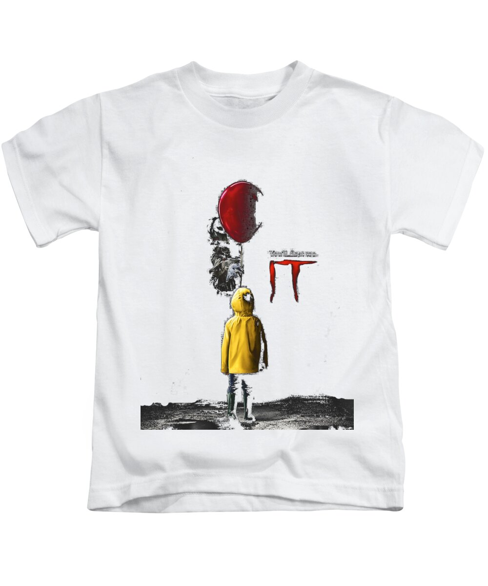 King Stephen, Pennywise, Tomy T-Shirt by Pixels - Endut Kids