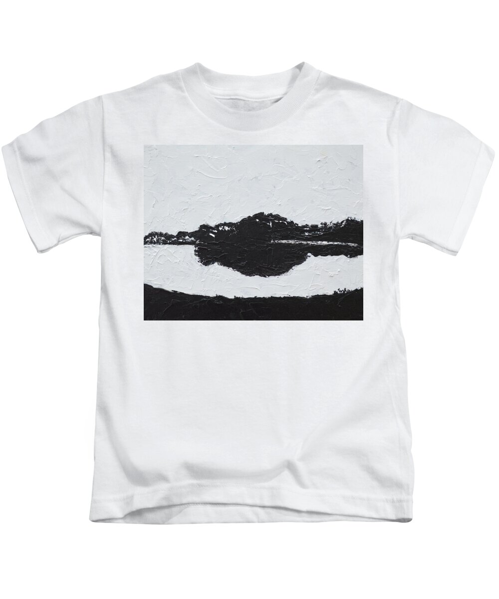 Lal Bagh Lake Kids T-Shirt featuring the painting Lal Bagh Lake 6 by Usha Shantharam