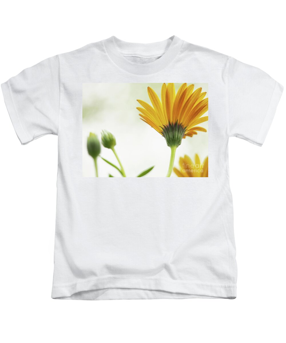 Flowers Kids T-Shirt featuring the photograph Lemon Symphony On A Crisp Spring Day by Dorothy Lee