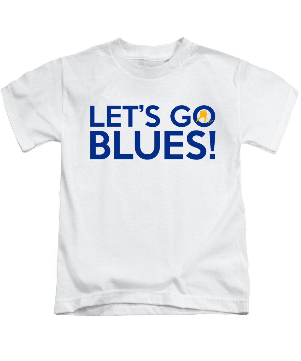 Let's Go Blues Kids T-Shirt by Florian Rodarte - Pixels