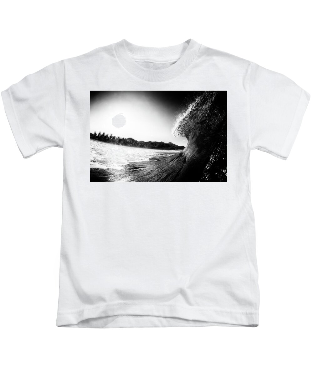 Surfing Kids T-Shirt featuring the photograph lip by Nik West