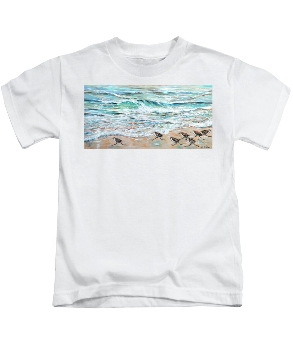 Beach Kids T-Shirt featuring the painting Little Rebel II by Linda Olsen