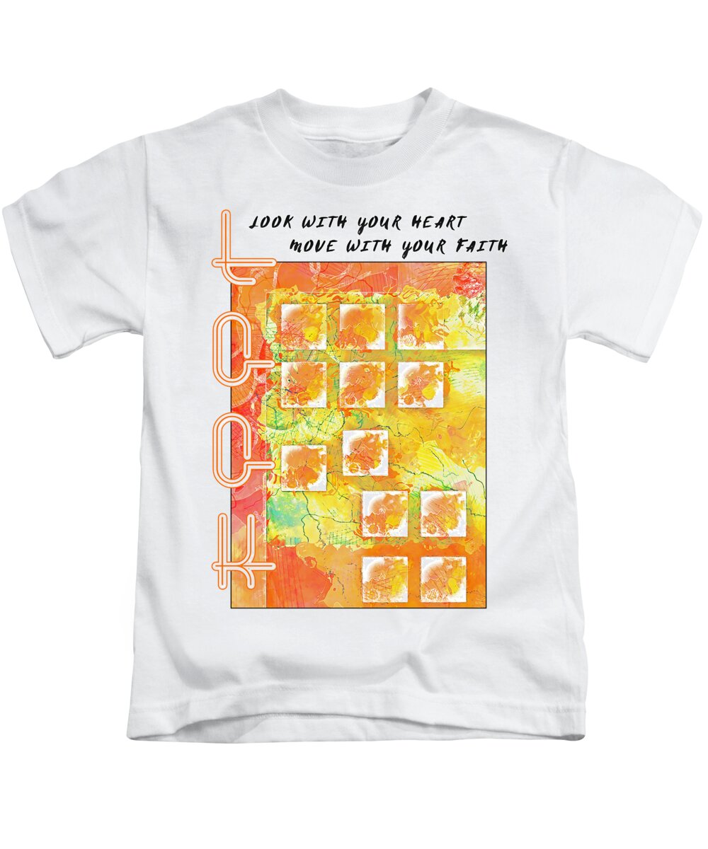 Jesus Kids T-Shirt featuring the digital art Look by Payet Emmanuel
