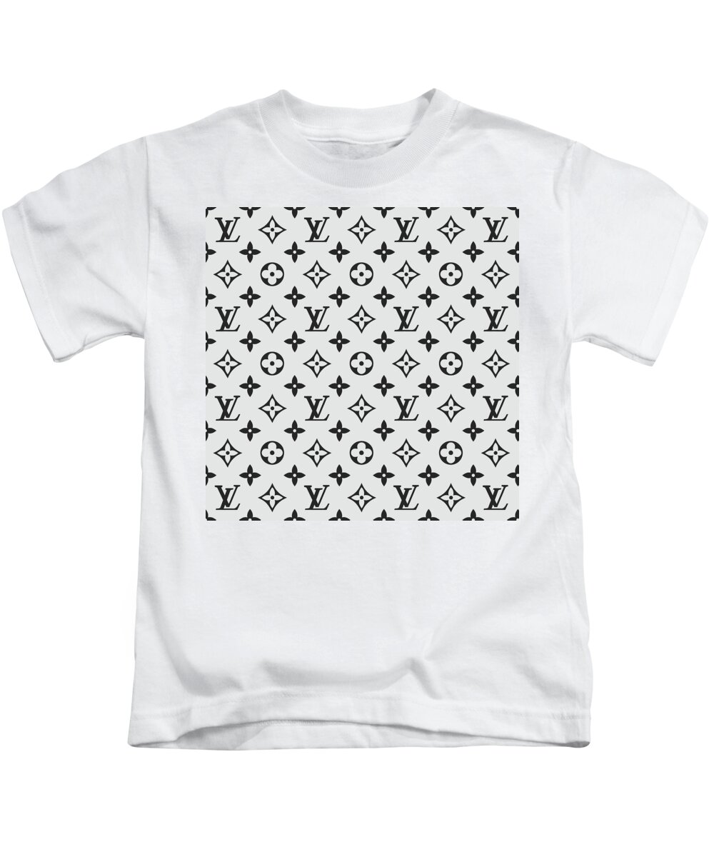 Louis Vuitton Pattern Lv 07 Grey Kids T-Shirt for Sale by TUSCAN Afternoon