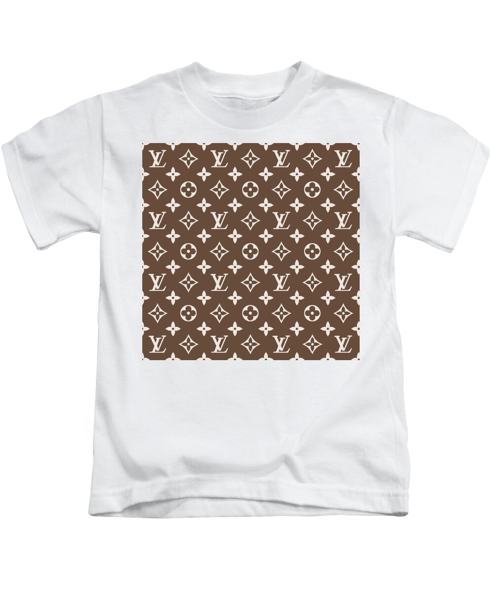 Louis Vuitton Pattern - Lv Pattern 05 - Fashion And Lifestyle Kids T-Shirt for Sale by TUSCAN ...
