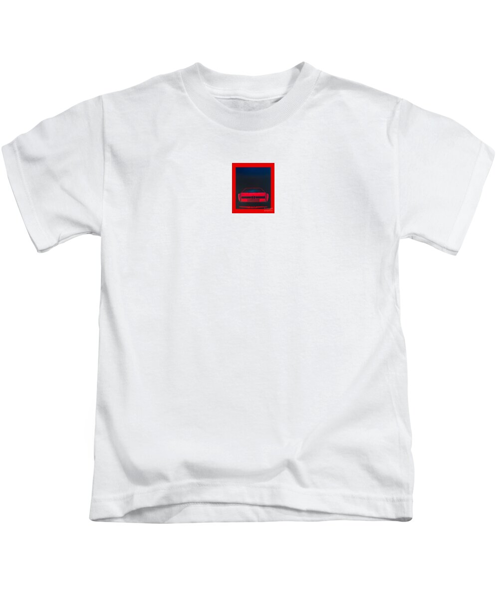 Bmw Kids T-Shirt featuring the painting Bmw M1 by Johannes Murat