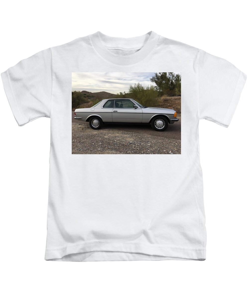 Mercedes-benz 230ce Kids T-Shirt featuring the photograph Mercedes-Benz 230CE by Jackie Russo