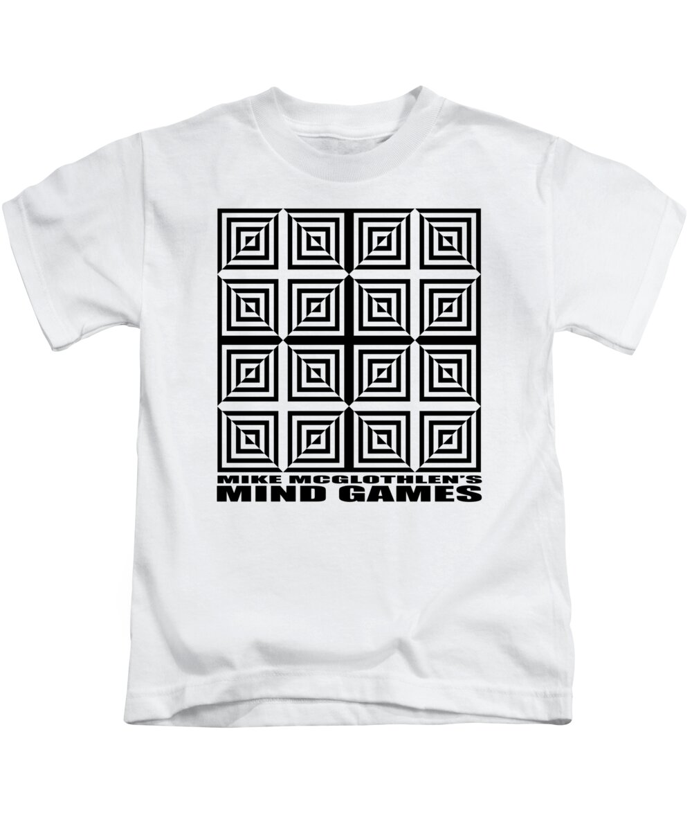 T-shirt Kids T-Shirt featuring the digital art Mind Games 28SE by Mike McGlothlen