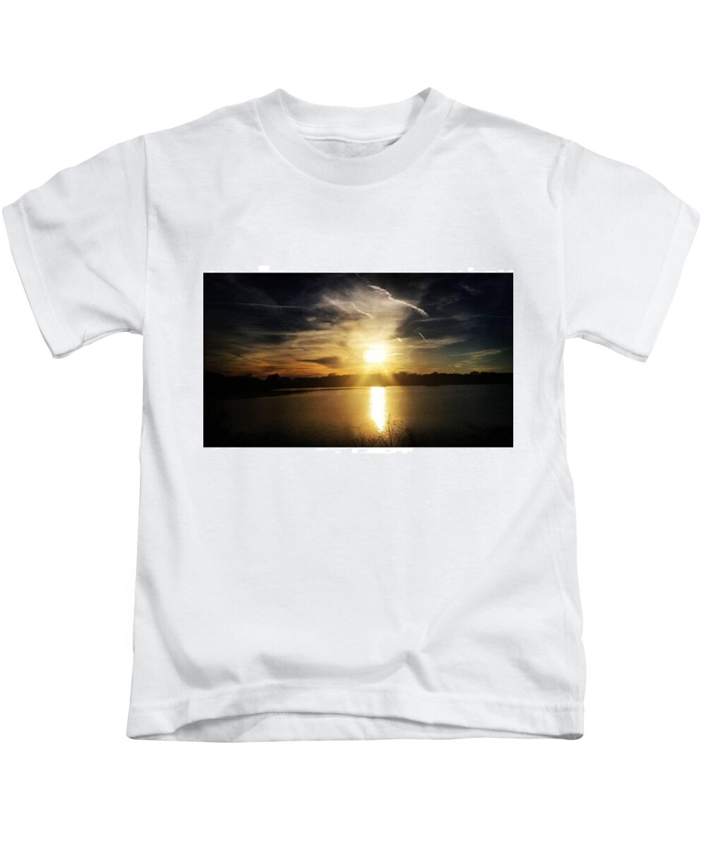 Givethanks Kids T-Shirt featuring the photograph Peaceful Night #2 by Mnwx Watcher