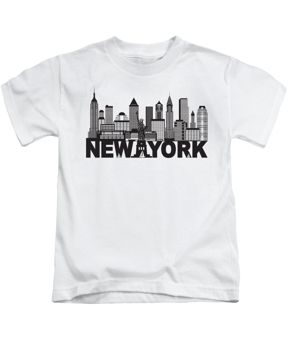 new york city skyline t shirt