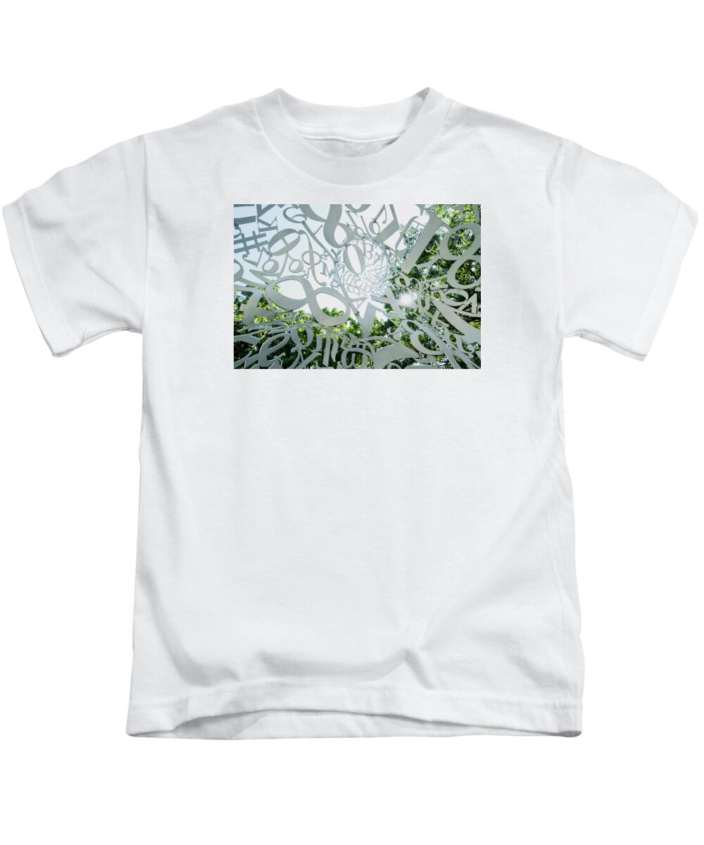 Boston Kids T-Shirt featuring the photograph Numerical Nature by Greg Fortier