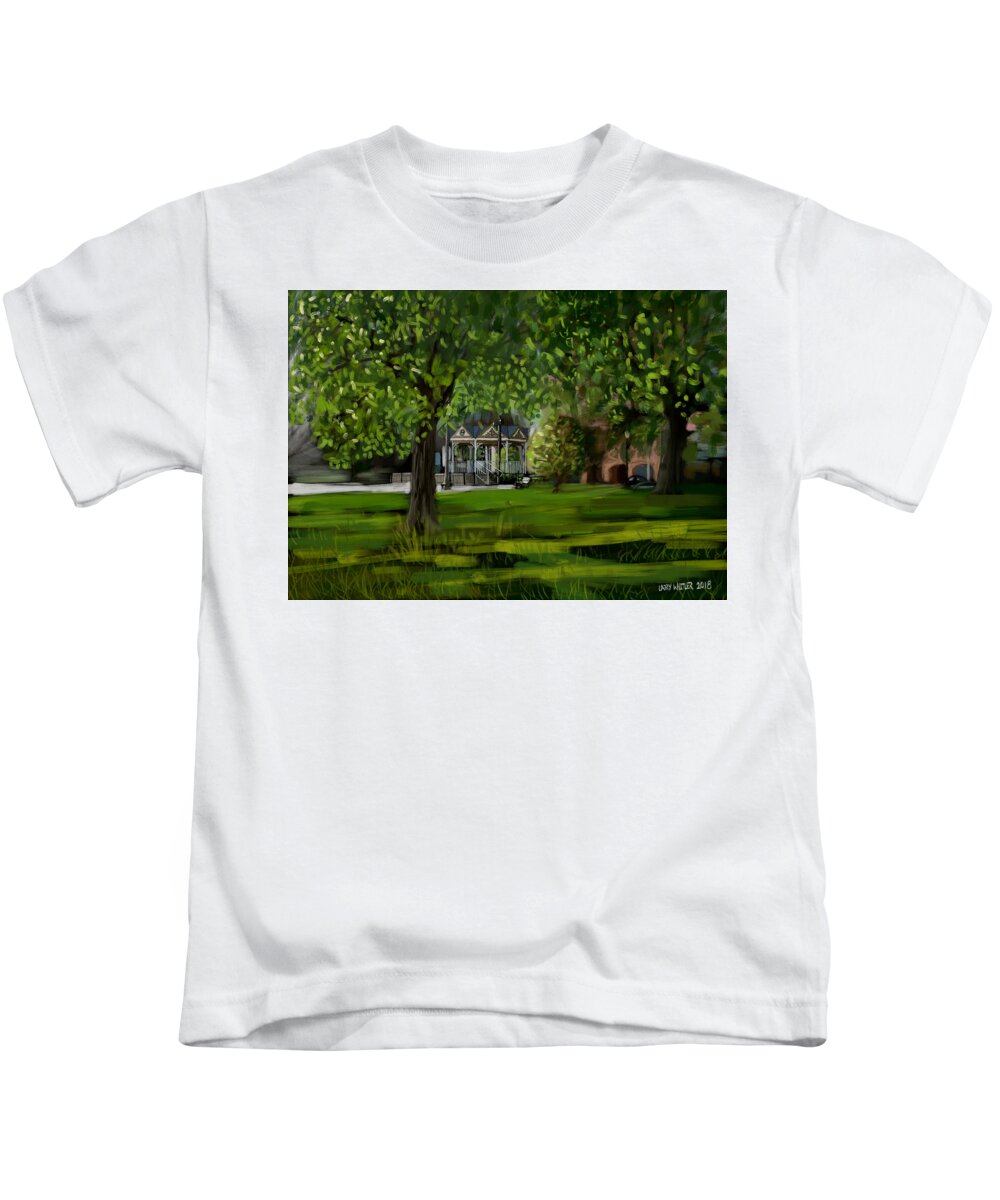 Ocala Kids T-Shirt featuring the digital art Ocala by Larry Whitler