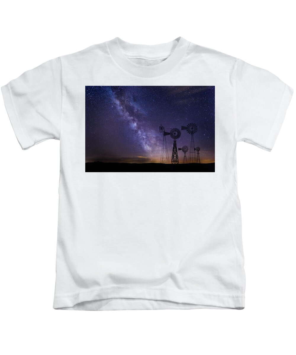 Milky Way Kids T-Shirt featuring the photograph Our Milky Way by Andrea Kollo