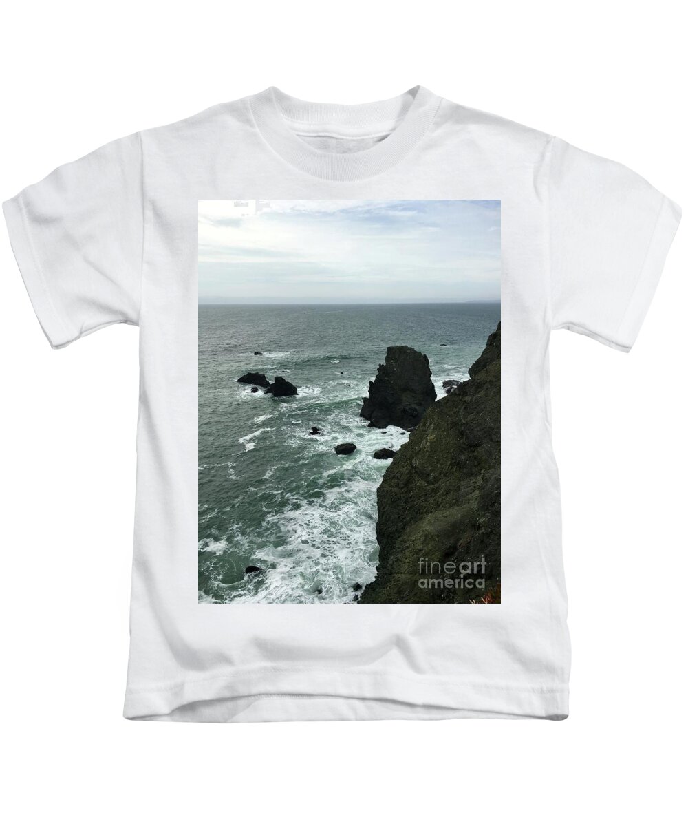 Ocean Kids T-Shirt featuring the photograph Pacific #1 by Dennis Richardson