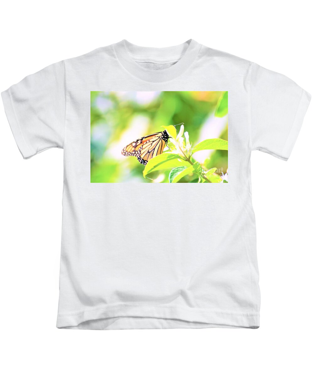 Butterflies Kids T-Shirt featuring the photograph Peek-a-Boo by Merle Grenz