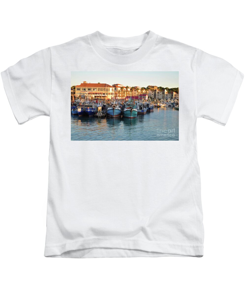 Port St. Francis Kids T-Shirt featuring the photograph Port St. Francis by Josephine Cohn