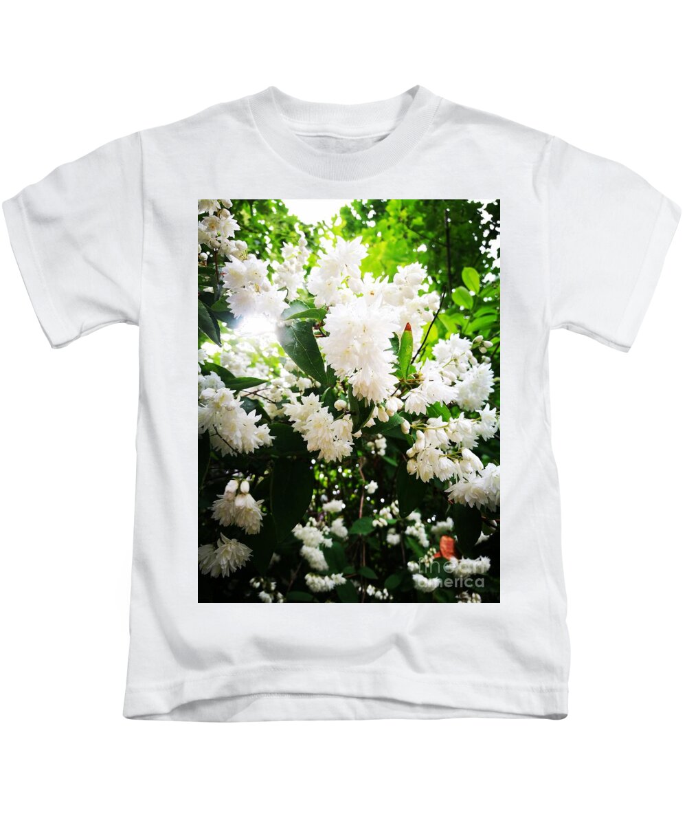 Still Nature Kids T-Shirt featuring the photograph Radiant bloom by Jarek Filipowicz