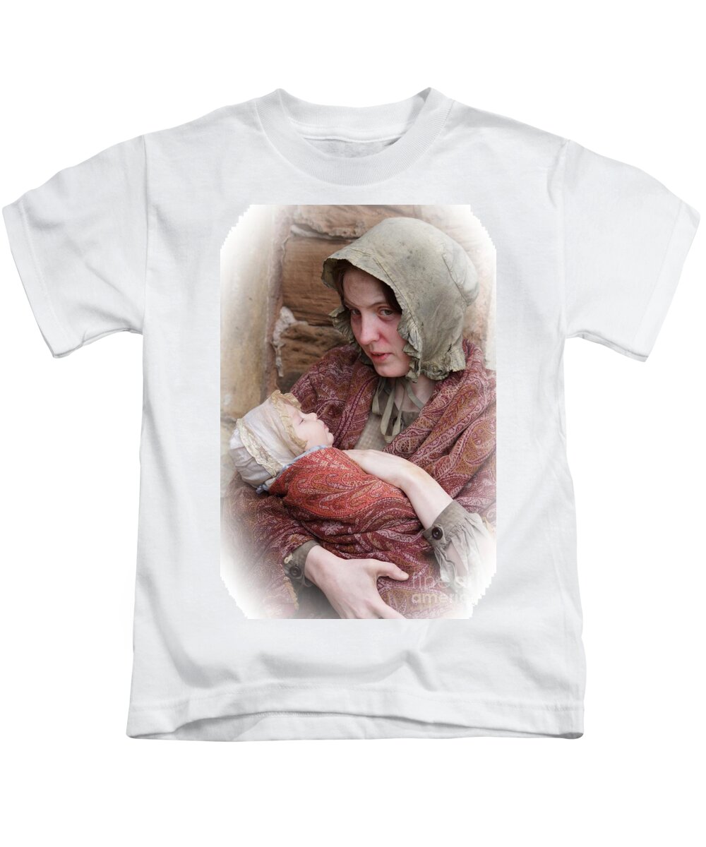 Ragged Victorians Kids T-Shirt featuring the photograph Ragged Victorians 3 by David Birchall