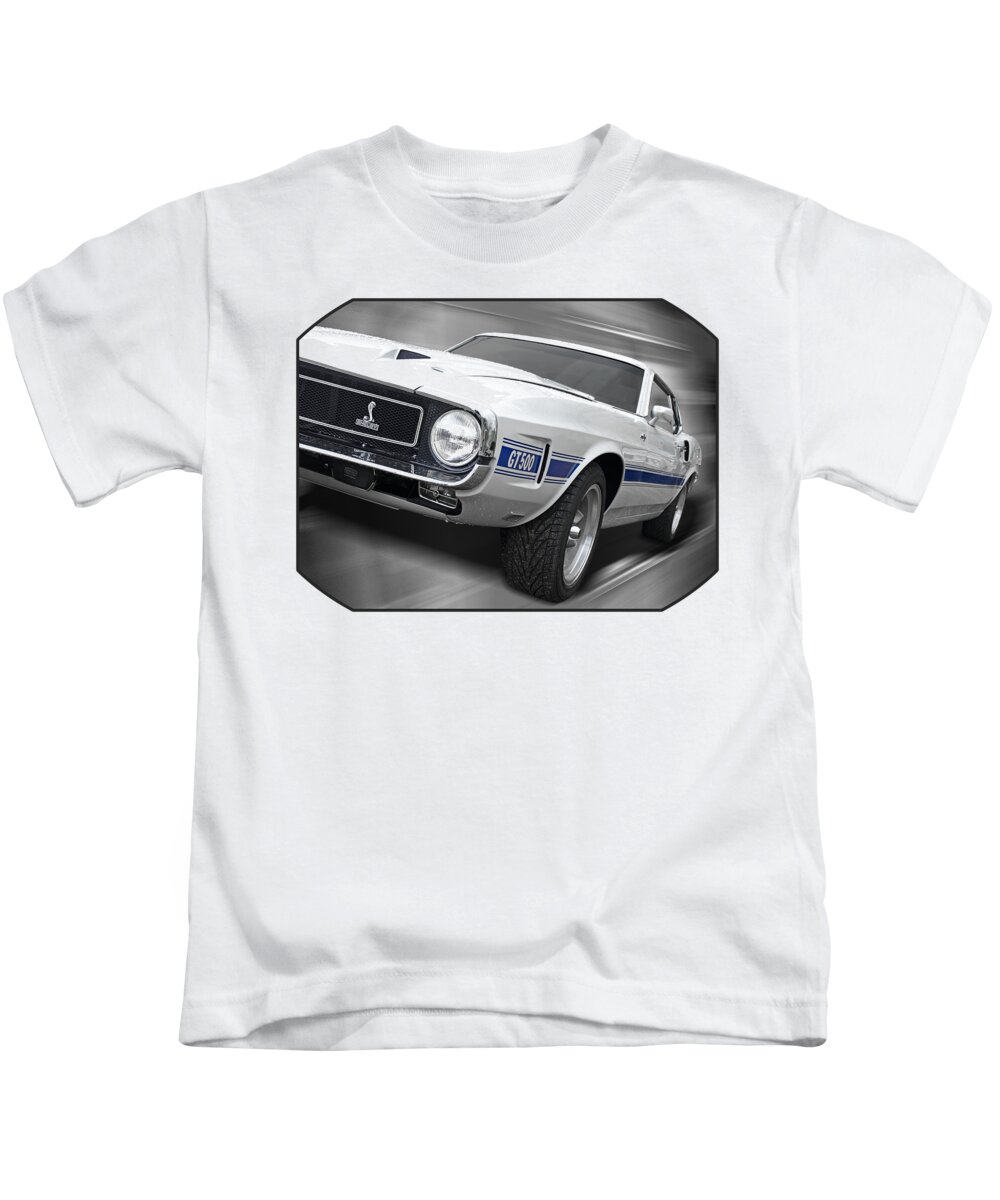 Kids Ford Mustang T-shirt Shelby Cobra Pocket Print Youth Tee 