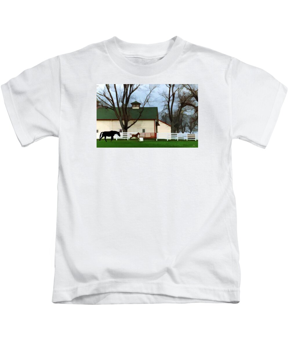 Landscape Kids T-Shirt featuring the photograph Ramsey Farm by Sam Davis Johnson