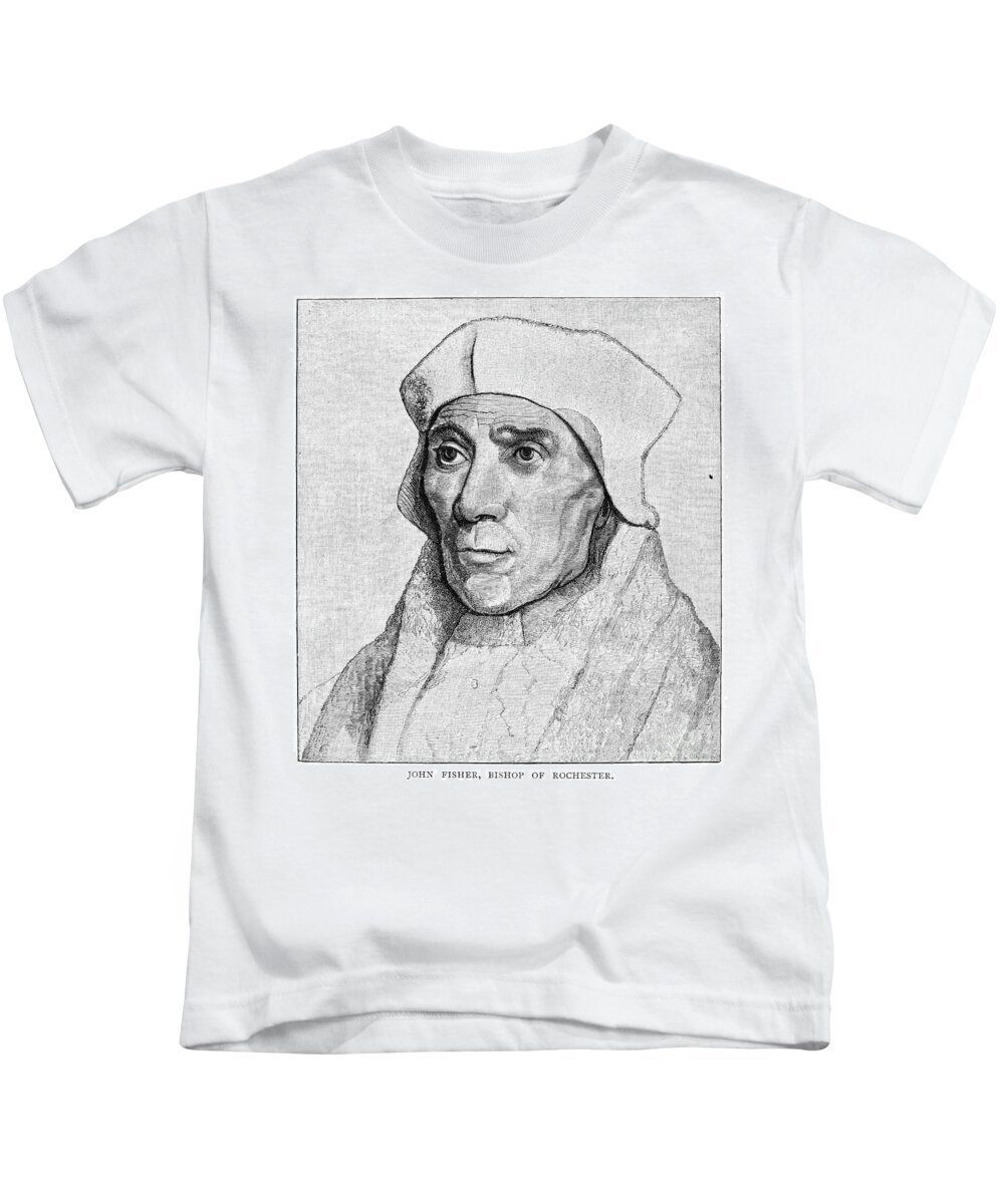 15th Century Kids T-Shirt featuring the photograph Saint John Fisher by Granger