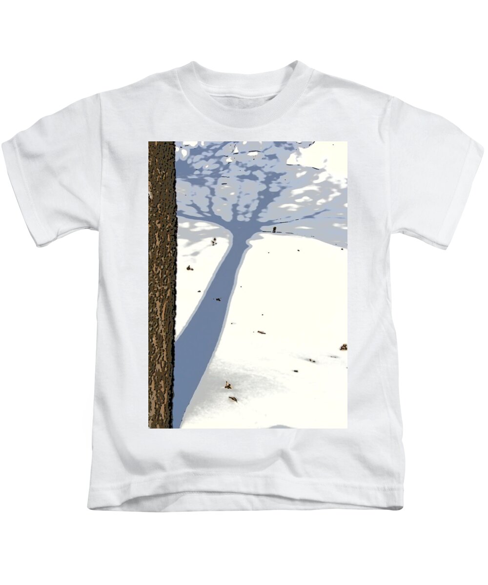Shadow Kids T-Shirt featuring the photograph Shadow by Julie Lueders 