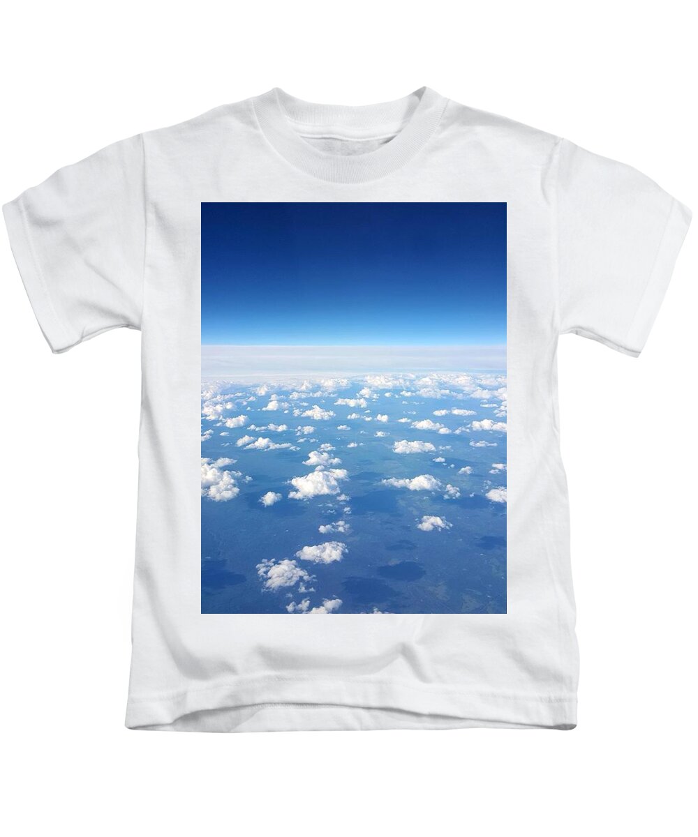 Clouds Kids T-Shirt featuring the photograph Sky Life by Britten Adams