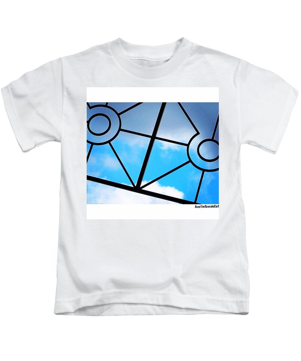 Beauty Kids T-Shirt featuring the photograph #skyporn #beauty On by Austin Tuxedo Cat