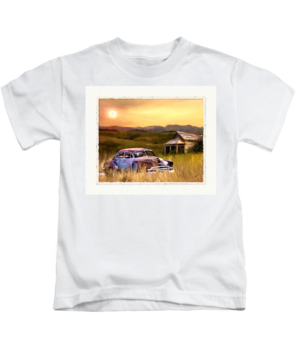 Old Kids T-Shirt featuring the painting Spent by Susan Kinney