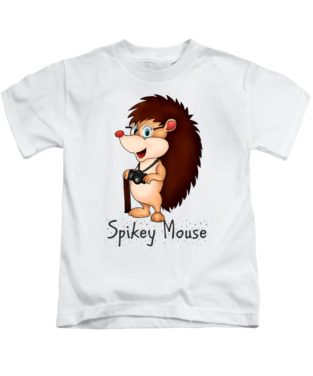 Spikey Mouse Kids T-Shirt featuring the photograph Spikey Mouse by Spikey Mouse Photography