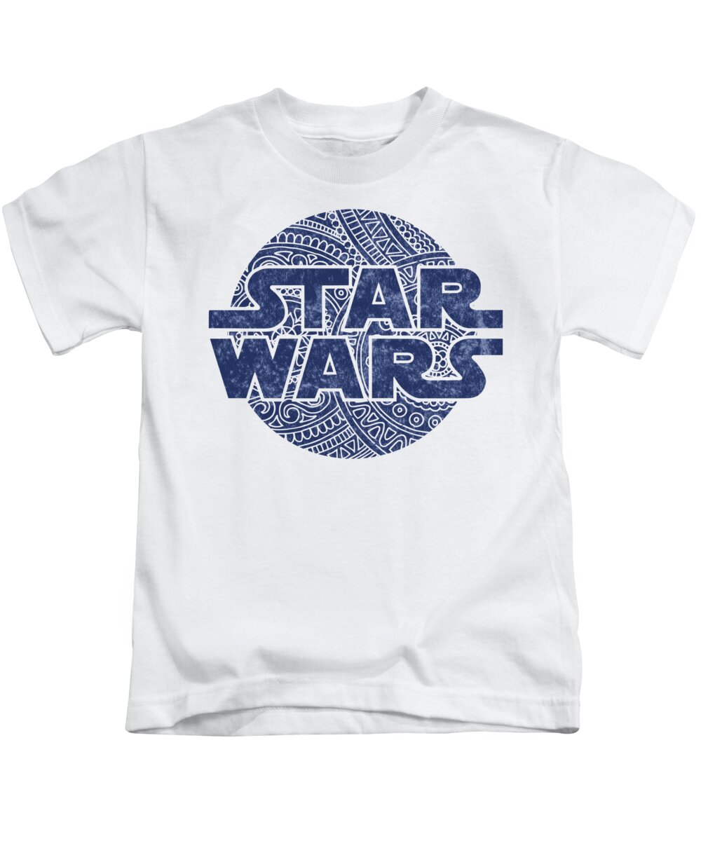 Hub Nysgerrighed Betydning Star Wars Art - Logo - Blue Kids T-Shirt by Studio Grafiikka - Pixels