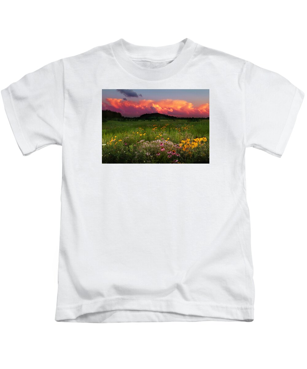 Wildflowers Kids T-Shirt featuring the photograph Summer Majesty by Rob Blair